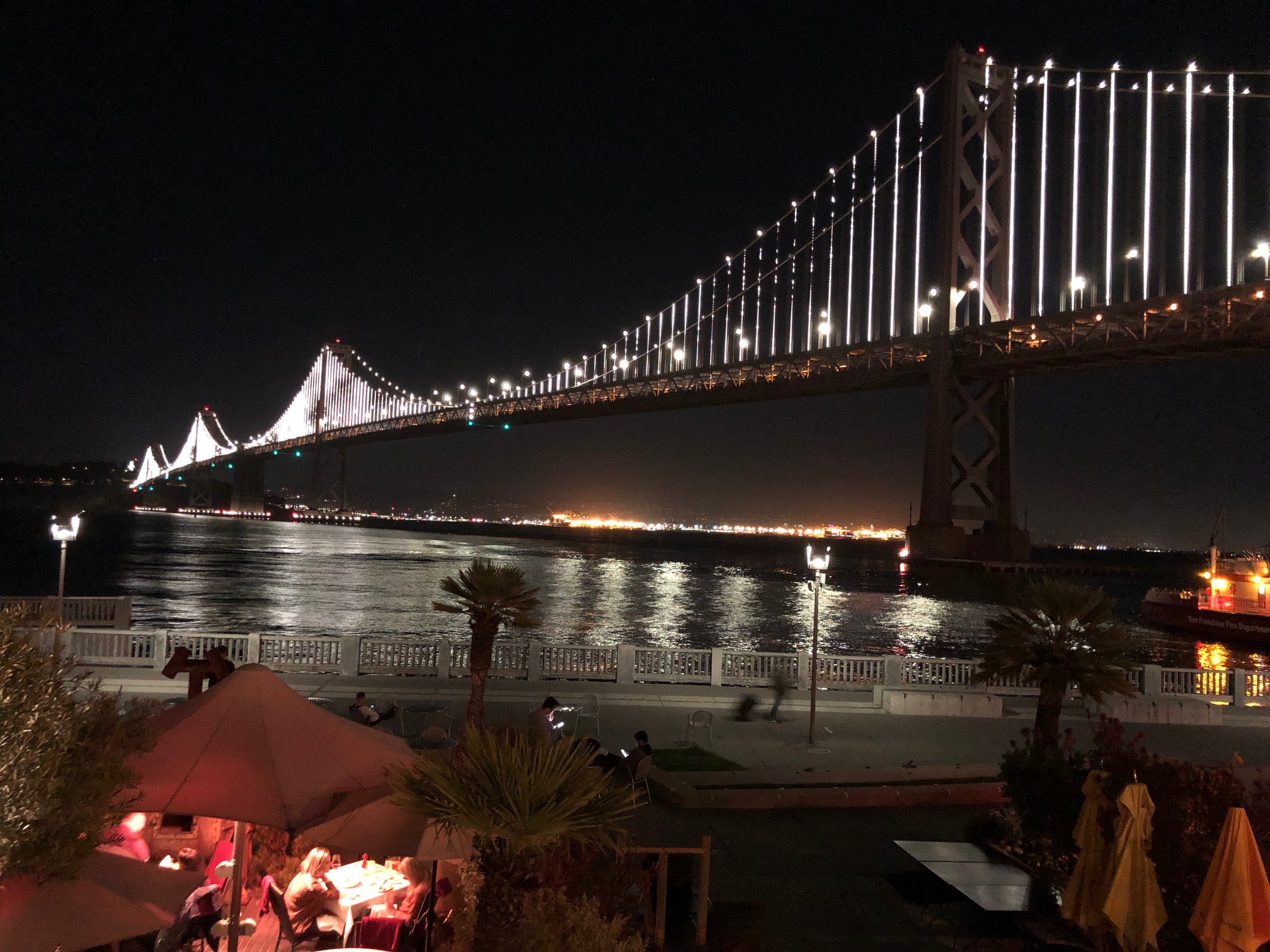 Bridge at night