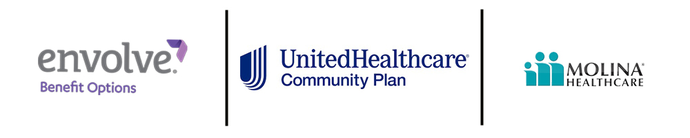 Envolve. United Healthcare. Molina Healthcare.