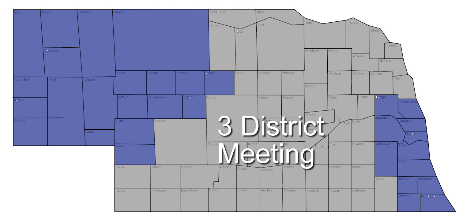 NDA 3 District Meeting Map