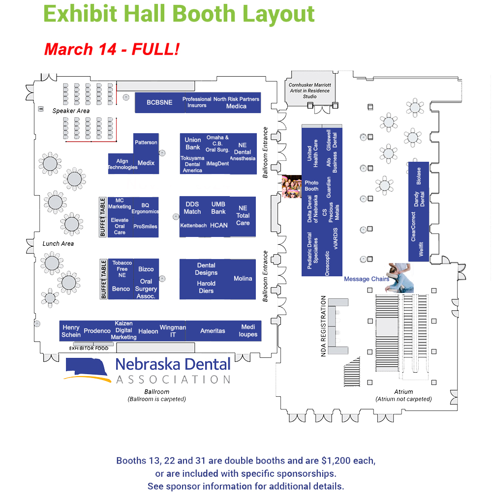 Exhibit Hall Booth Layout