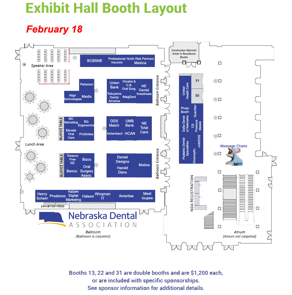 Exhibit Hall Booth Layout